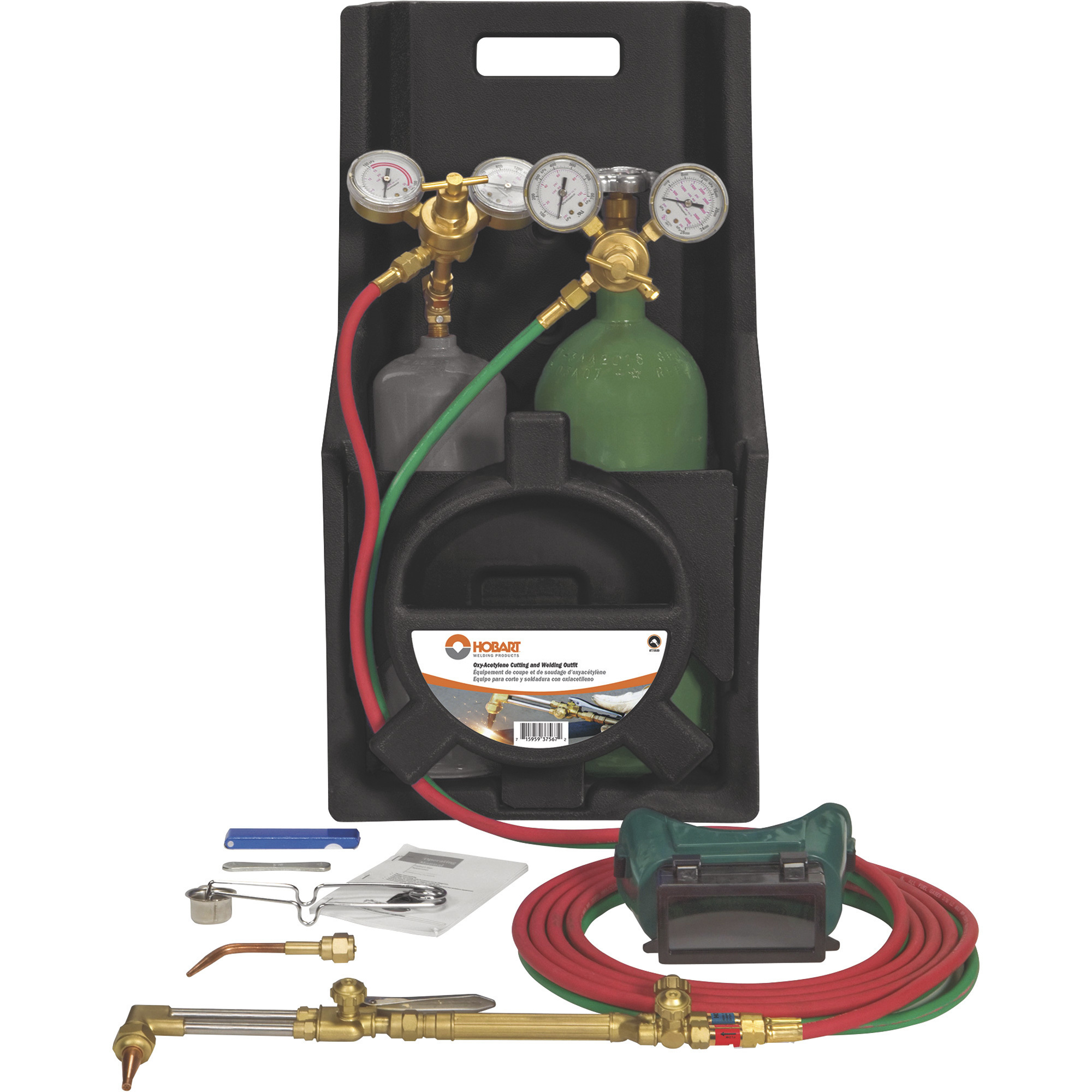 Hobart Tagalong Cutting and Welding Torch Tote Kit, Oxy/Acetylene, Model# 770500